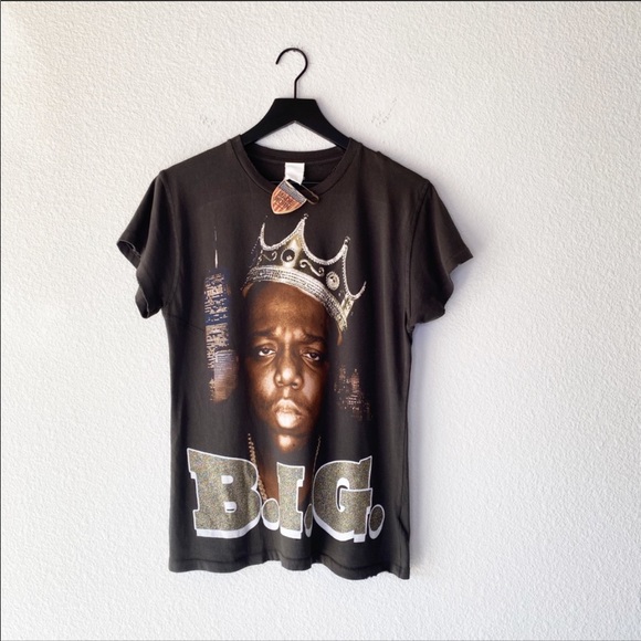 madeworn Tops - ▪️Madeworn▪️NOTORIOUS B.I.G. CROWNED Tee